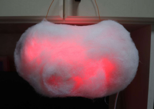 一朵挂在家里的彩云&mdash;&mdash;AI云朵灯